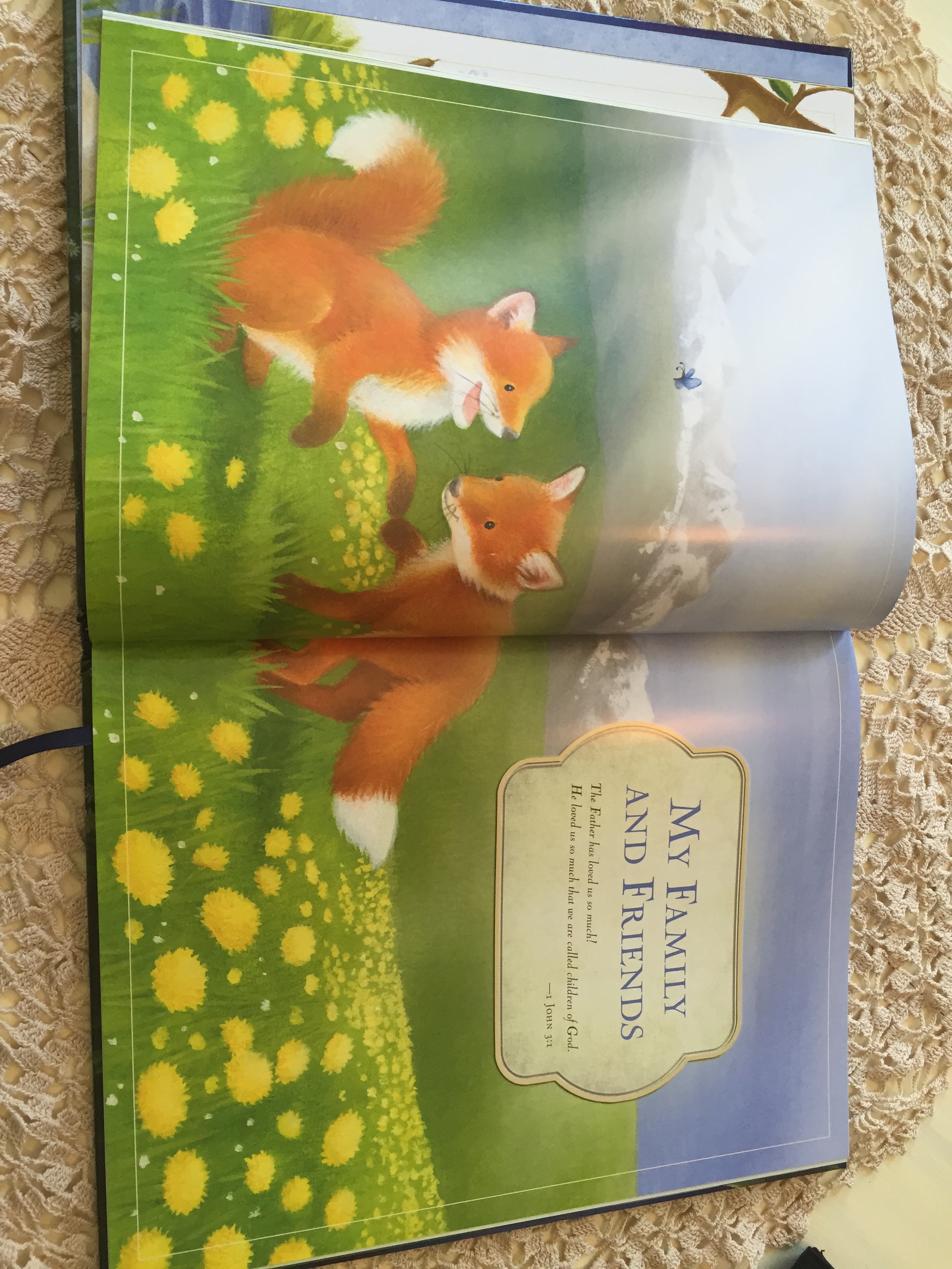 illustrations from Lucado treasury of bedtime prayers