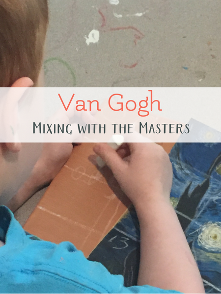 van gogh art project with kids