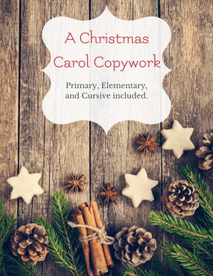A Christmas Carol copywork