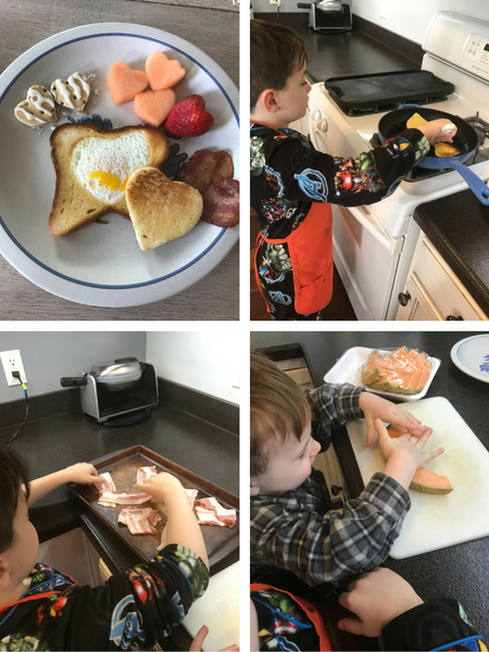 easy Valentines breakfast for kids