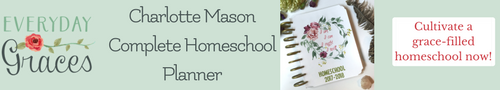 charlotte mason complete homeschool planner