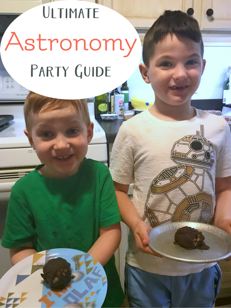 The ultimate space and astronomy party guide for homeschool.