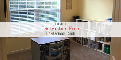 Our Distraction Free Homeschool Room