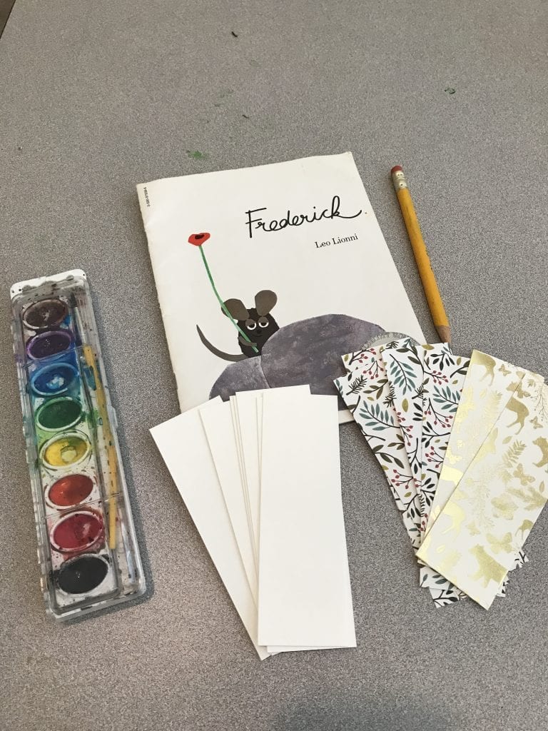 watercolor bookmark craft