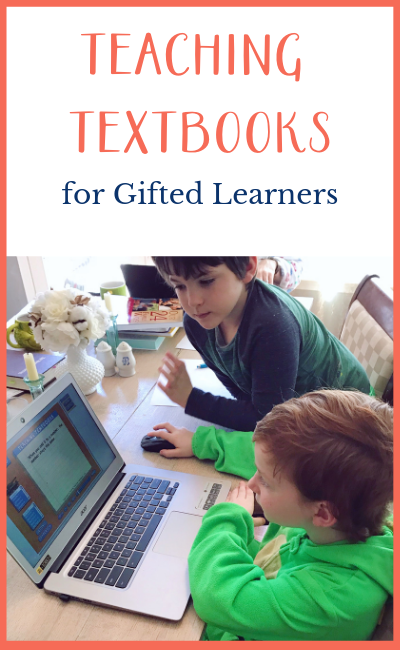 teaching textbooks for gifted kids